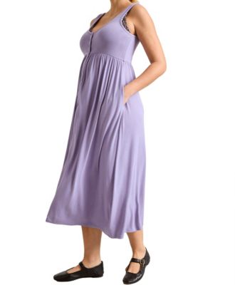Maternity The Softest Rib Nursing Tank Dress