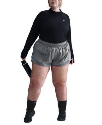 Plus Size Tempo Dri-FIT Mid-Rise Brief-Lined Running Shorts