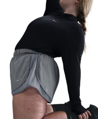 Plus Size Tempo Dri-FIT Mid-Rise Brief-Lined Running Shorts