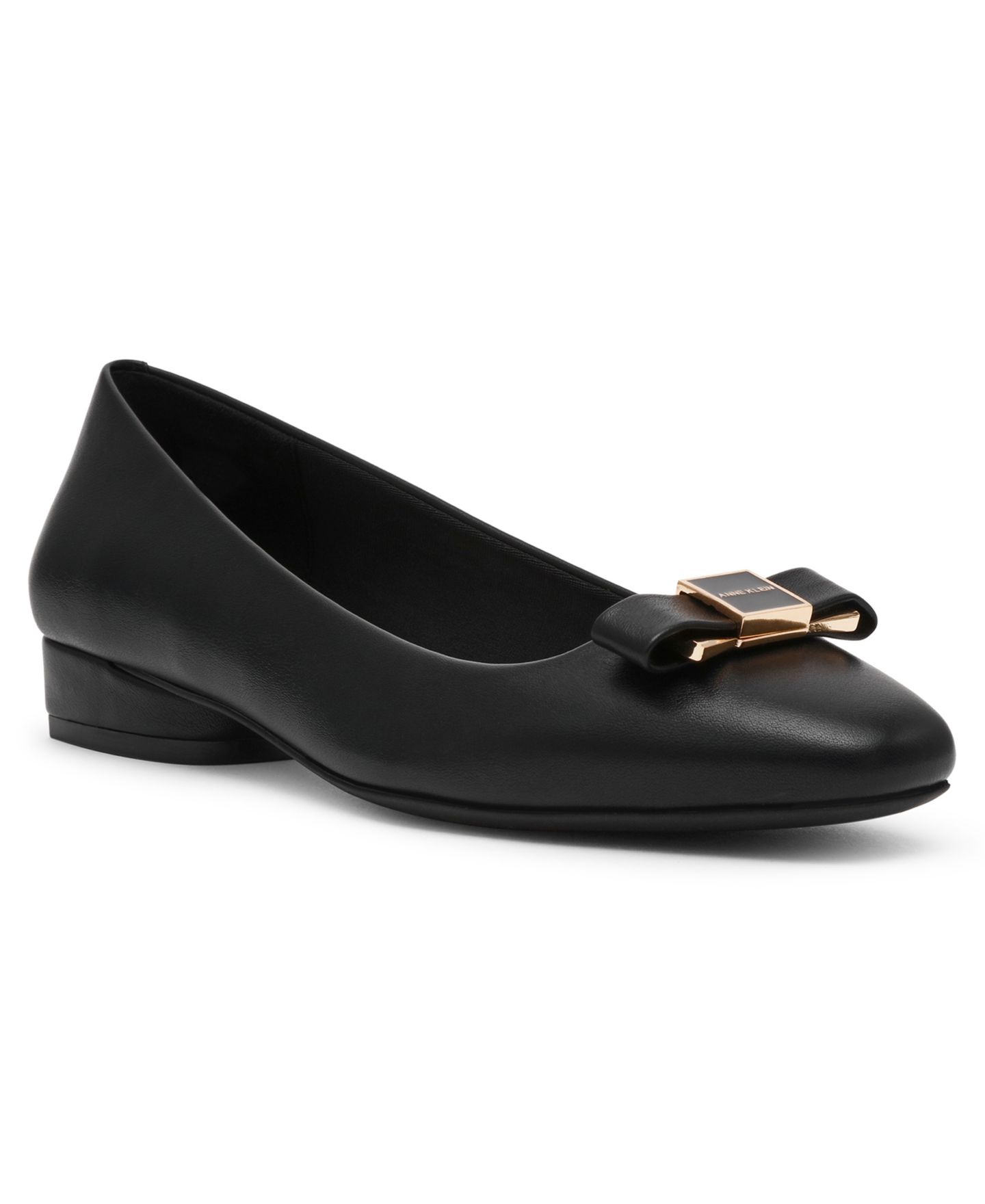 Женские балетки Anne Klein Cadey Slip On Dressy Flats, цвет: Чёрный — фото 1