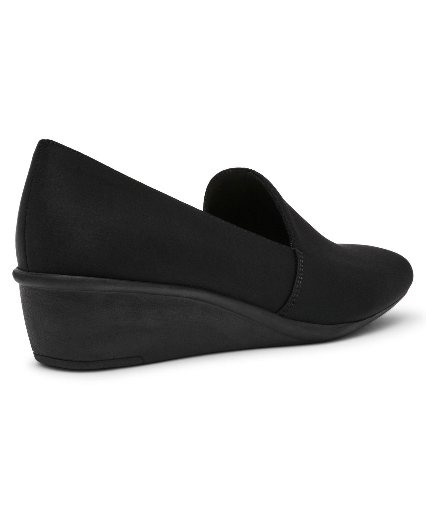 Женские туфли Anne Klein Wendell Slip On Wedge, цвет: Чёрный — фото 9