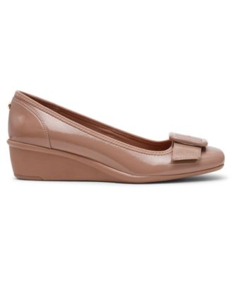 Women's Wyatt Buckle Wedge Pumps