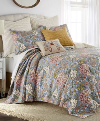 Angelica Reversible 3-Pc. Bedspread Set, Full