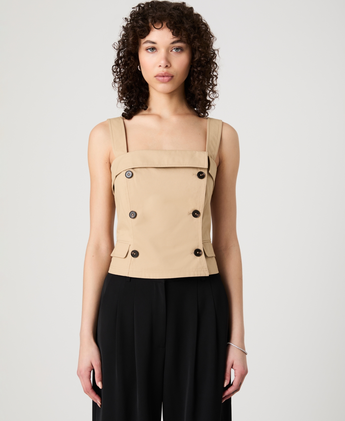 French Connection Light Weight Trench Top
