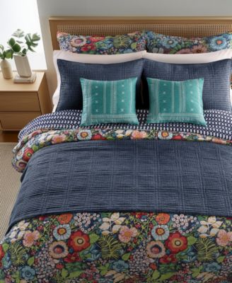 Garden Reversible 3-Pc. Quilt Set, Full/Queen