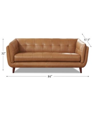 Solana 88" Top Grain Leather Sofa
