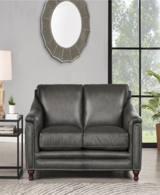 Belfast 67" Top Grain Leather Loveseat