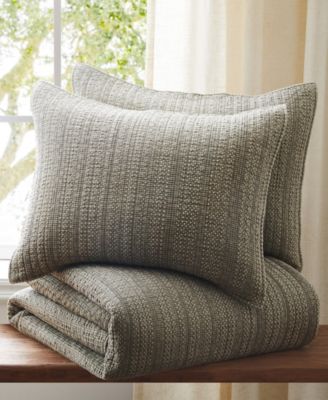 Loden Stone Washed 3-Pc. Quilt Set, Full/Queen