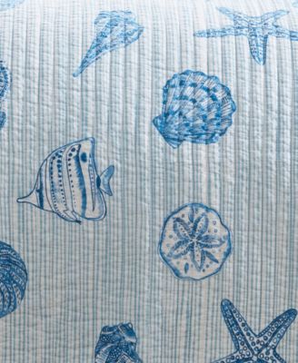 Sandy Cove Reversible 3-Pc. Quilt Set, Full/Queen