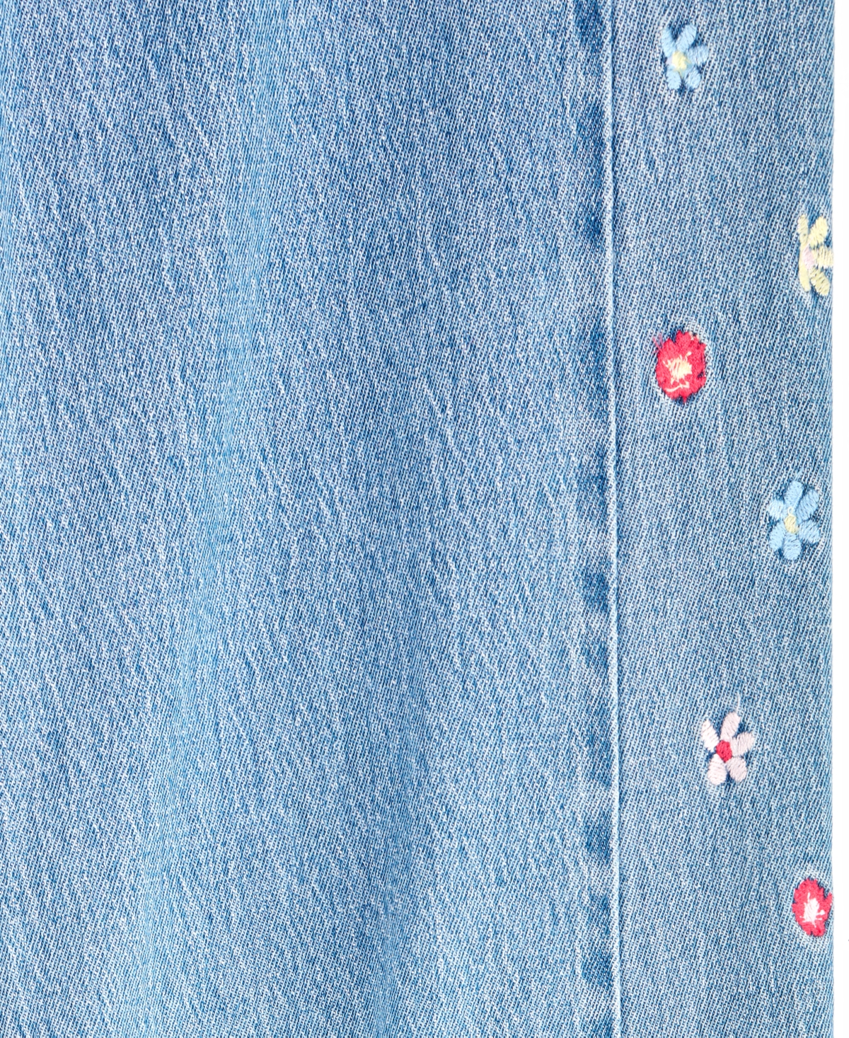 Levi's Big Girls High Rise Baggy Embroidered Jeans In Blue