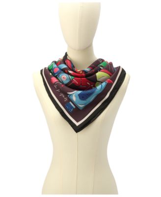 Women's Cocktail Party Silk Square Scarf