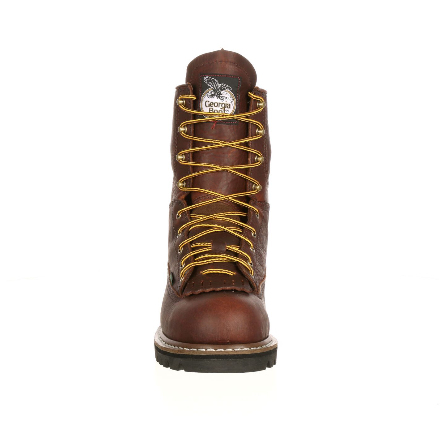 Мужские ботинки GEORGIA BOOT Steel Toe Waterproof Lace-To-Toe Work Boot, цвет: Коричневый — фото 2