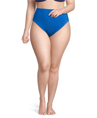 Women's Tugless QuickDry High Waisted High Leg Bikini Bottoms
