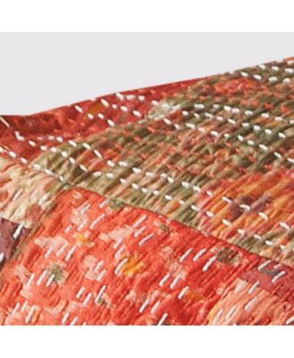 Modern Cotton Blend Fabric Ottoman Pouf Accent Seat