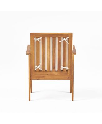 Outdoor Acacia wood  2 Club Chair And Table