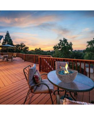 Portable Concrete Fire Pit Ethanol Fireplace Smokeless Fire Bowl