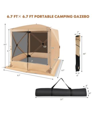 Pop Up Gazebo with Netting and Carry Bag
