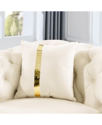 90 Inches Velvet Tufted Chesterfield Sofa