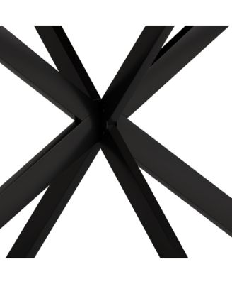 Streamdale Grey Dining Set Retro Table & 4 Metal Chairs