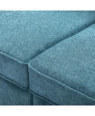 Streamdale Plush Fabric Sofa with Sleek Arms (79.5")