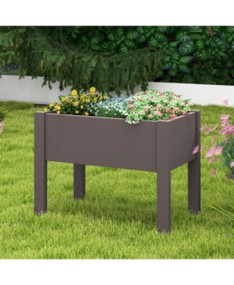 53L Raised Bed Grow Box Self-Watering Water Level Monitor Planter Box Stand