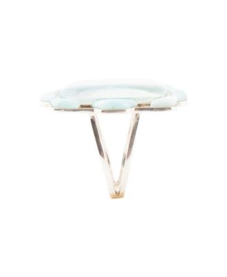 Scenic Beach Blue Larimar and Sterling Silver Ring
