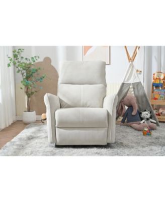 270 Swivel Rocker Recliner, Small Space Sofa, Fabric