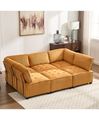 Streamdale U-Shaped Modular Sectional Sofa with Reversible Chaise