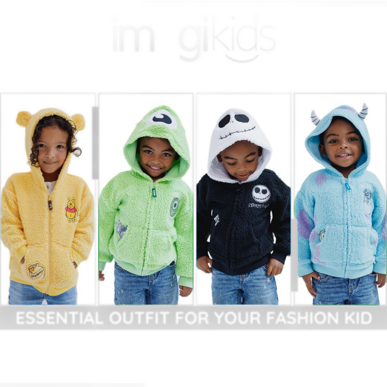 Little Boys Cosplay Fleece Zip-Up Hoodie