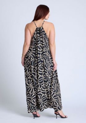 Women's Hardware Detail Trapeze Maxi Dress