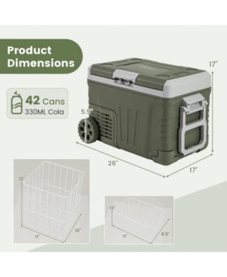 12 Volt Car Refrigerator Portable Car Fridge with Adjustable Range-35L