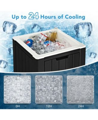 10 4-in-1 Gallon Storage Cooler for Picnic and Outdoor Activities