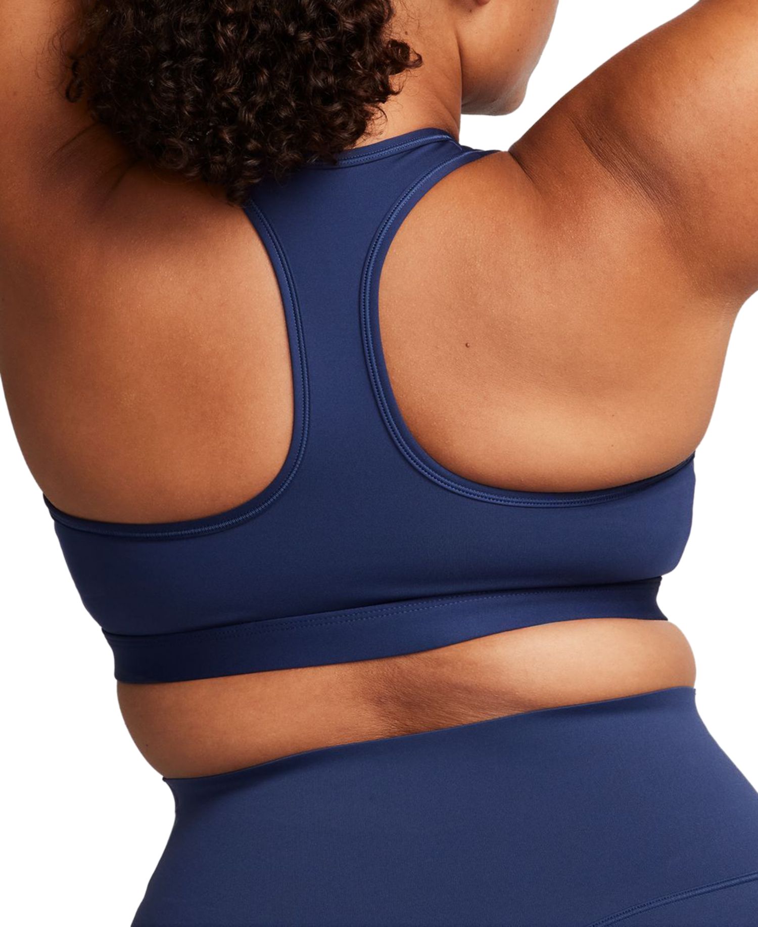 Plus Size Active Medium-Support Padded Logo Sports Bra
