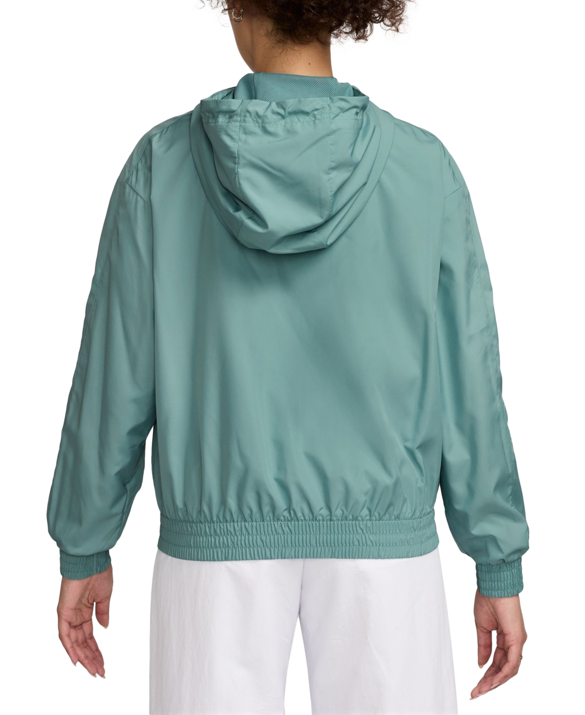 Nike Classic Hooded Zip Jacket In Green