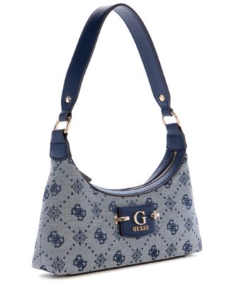 Neda 4G Peony Logo Small Top Zip Shoulder Bag