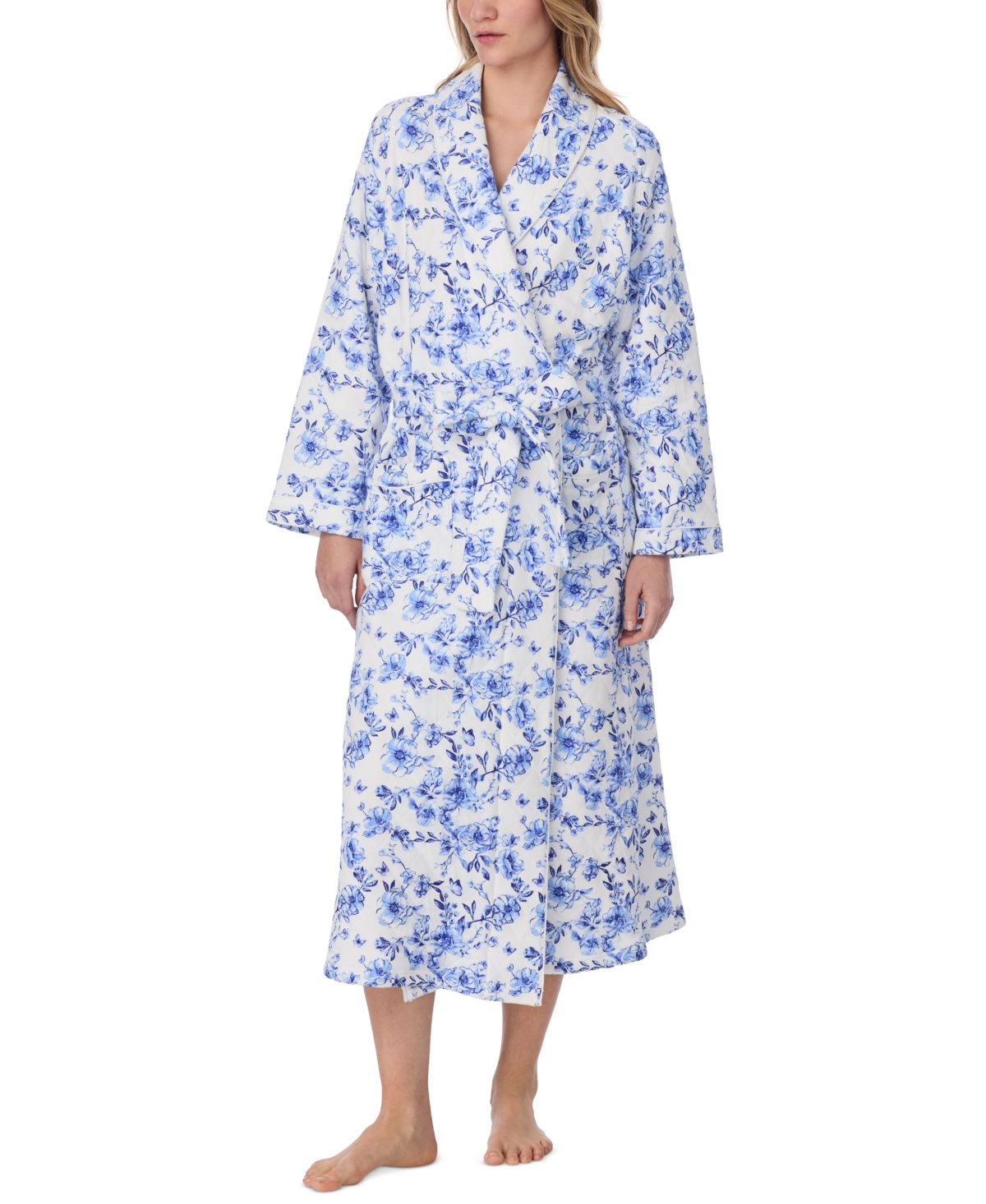 Eileen West Women's Silky Waffle-knit Ballet Robe