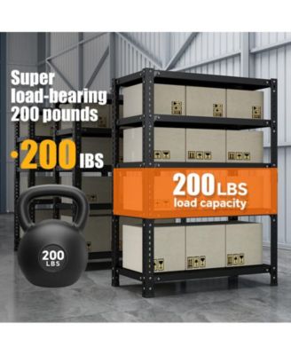 Household storage rack, adjustable display rack, basement balcony storage rack, carbon steel storage rack, 120cm 50cm 180cm, five floors