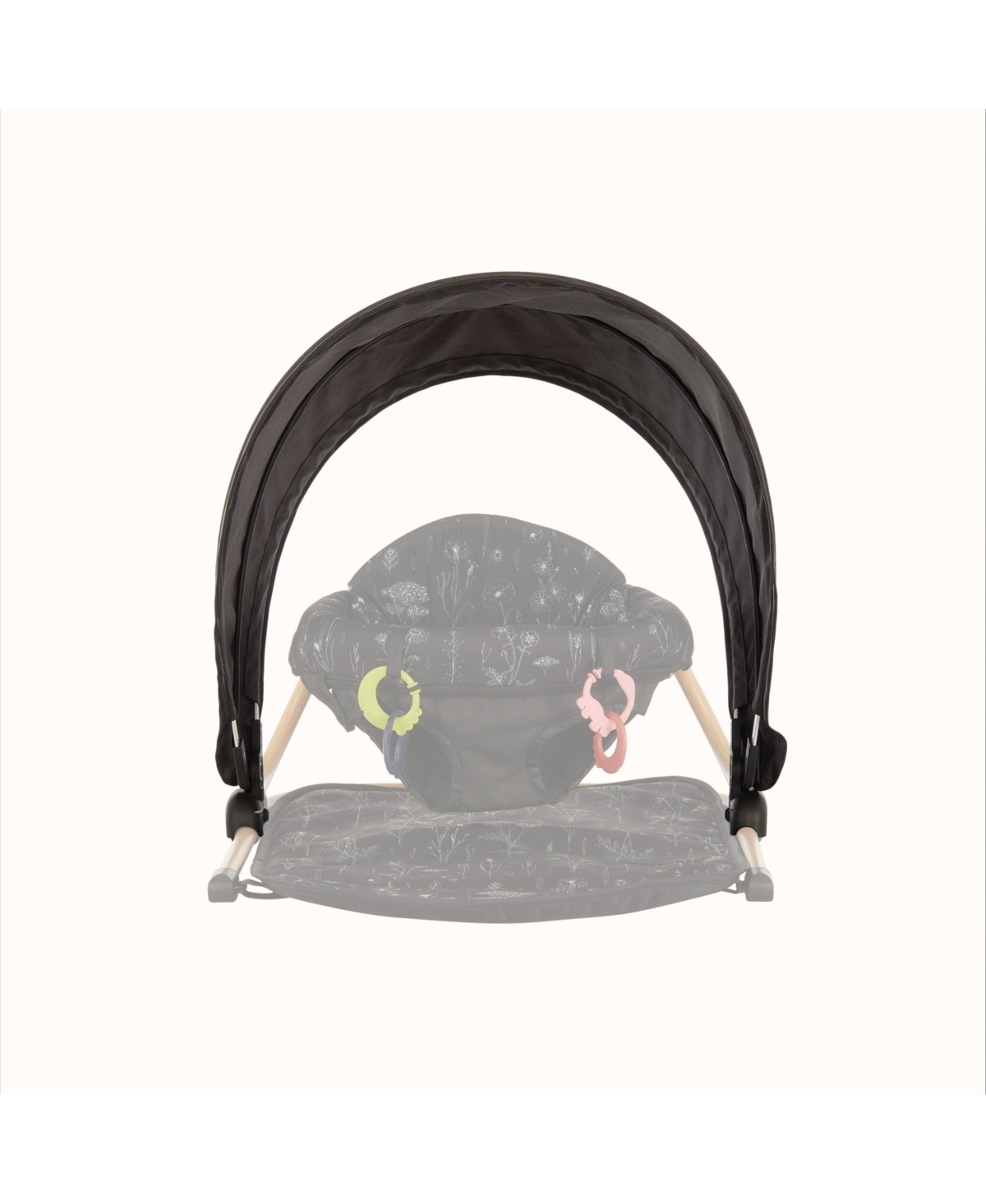 Dream On Me Snug N' Play Canopy, Grey