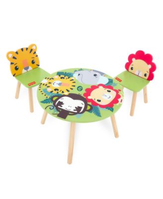 Fisher Price Animal Kingdom Table & Chair in Jungle Print