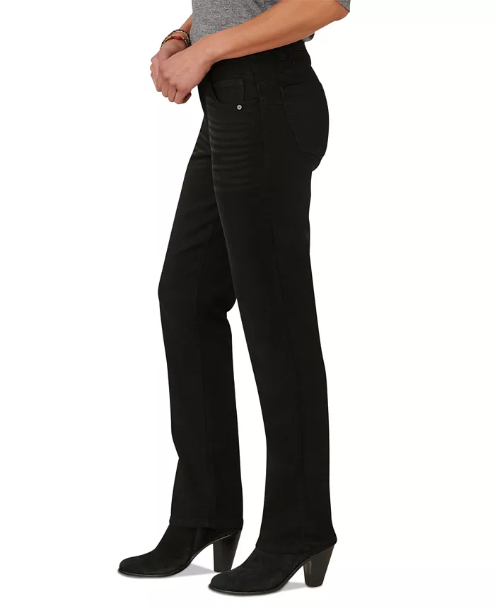 Women's "Ab" Solution Mid-Rise Straight-Leg Jeans - thumbnail 2