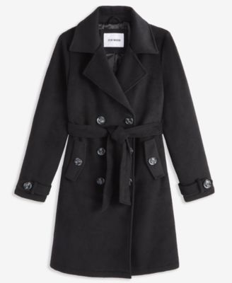 Women's Double-Breasted Belted Trench Coat