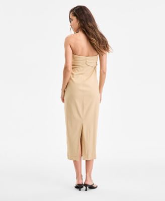 Women's Tie-Front Midi Dress, Exclusively at Macy's
