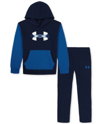 Under Armour - Toddler & Little Boys Colorblocked Fleece Hoodie & Jogger Pants, 2 Piece Set