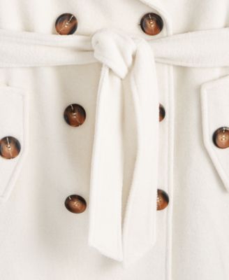 Women's Double-Breasted Belted Trench Coat