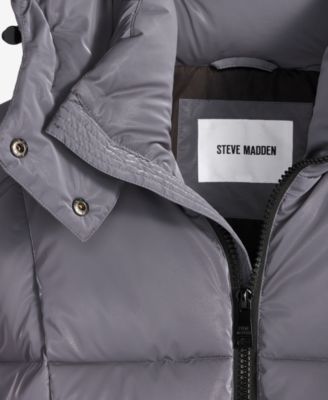 Women's Cropped Hooded Puffer Coat