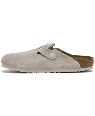 Women's Boston Soft Footbed Suede Leather Clogs from Finish Line