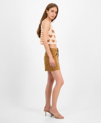 Women's High-Rise Specialty Yoke Front Shorts