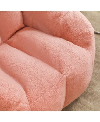 Tufted Bean Bag Chair with Memory Foam Filling