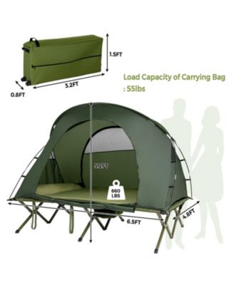 2-Person Outdoor Camping Tent with External Cover