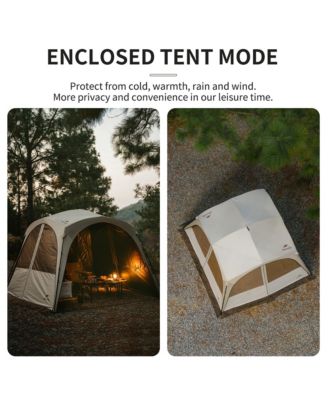 Cloud Boundar Tent Door Curtain for 4-sided Canopy Tent, Sun Shelter Accessory, Windproof & Privacy Screen for Camping Canopy Tent